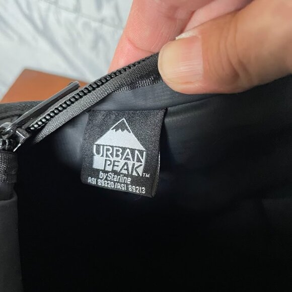 Urban Peak Nylon Rectangle Cooler Duralast Logo Black Drinks Cooler Picnic Camp - Picture 11 of 11